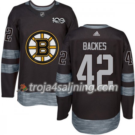 Boston Bruins tröja David Backes 42 1917-2017 100th Anniversary Adidas Svart Authentic - NHL Tröjor Herr Boston Bruins tröja David Backes 42 1917-2017 100th Anniversary Adidas Svart Authentic - NHL Tröjor Herr
